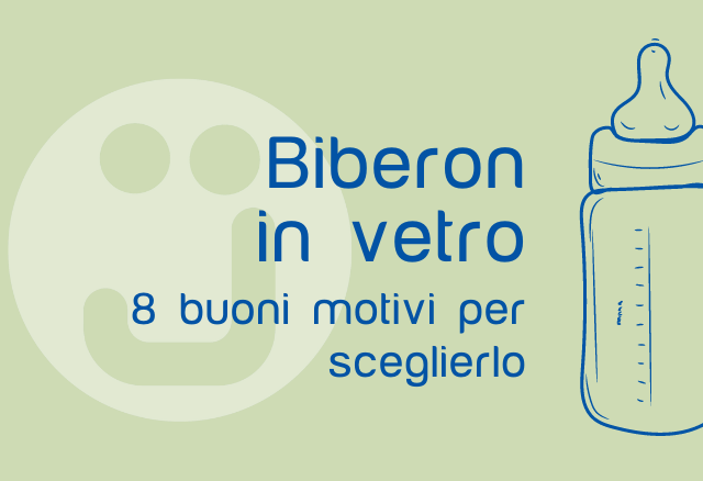 Biberon BIBS solo Bottiglia in vetro di ricambio