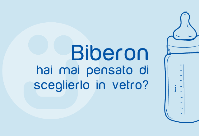Set Completo Biberon in Vetro - Baby Blue - 110 ml - Le meraviglie