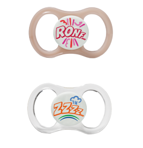 SMILE NIGHT PACIFIERS - ZZZ... PINK