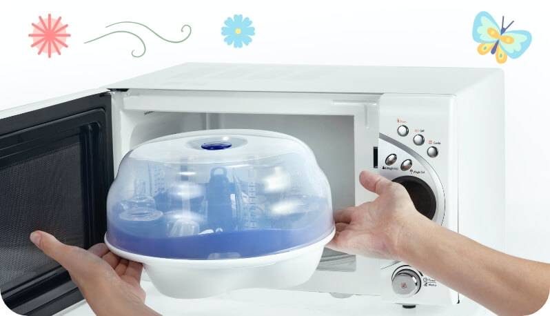 Sterilizzatore per forno a microonde Tommee Tippee prezzo 28.76 € - La Casa  del Bebè