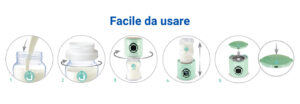 fasi utilizzo scaldabibeorn travel 9000